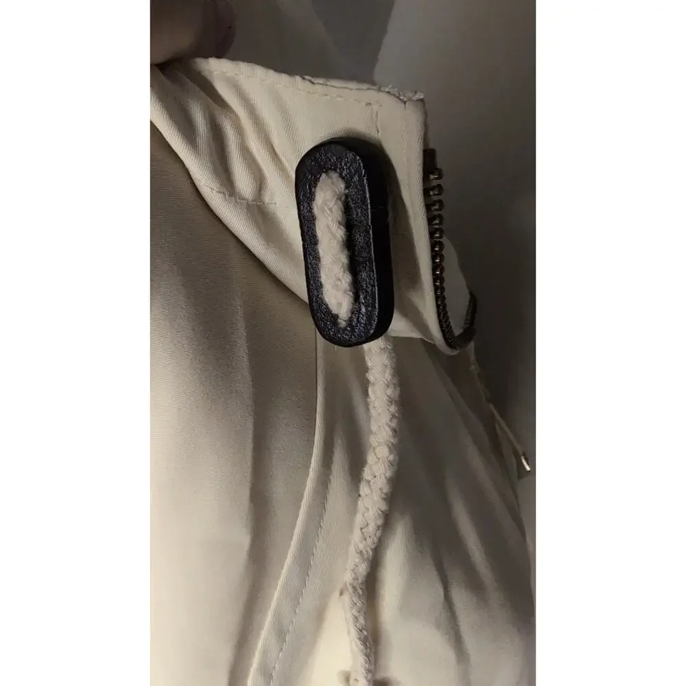 Ralph Lauren White Hooded Utility Jacket Small Anorak